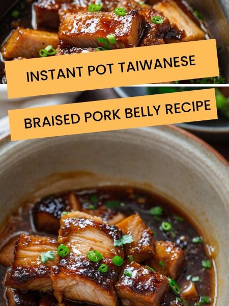 Instant Pot Taiwanese Braised Pork Belly Recipe