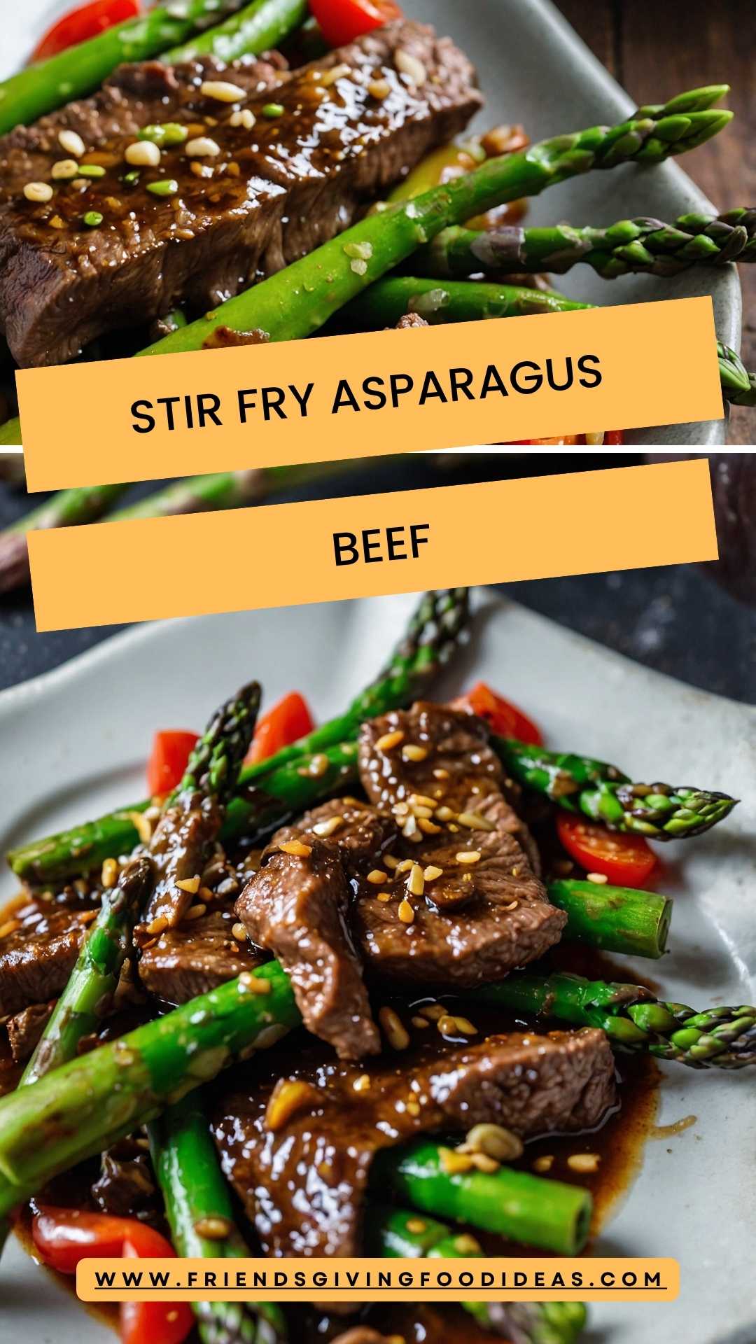Stir Fry Asparagus Beef – Friendsgiving Food Ideas