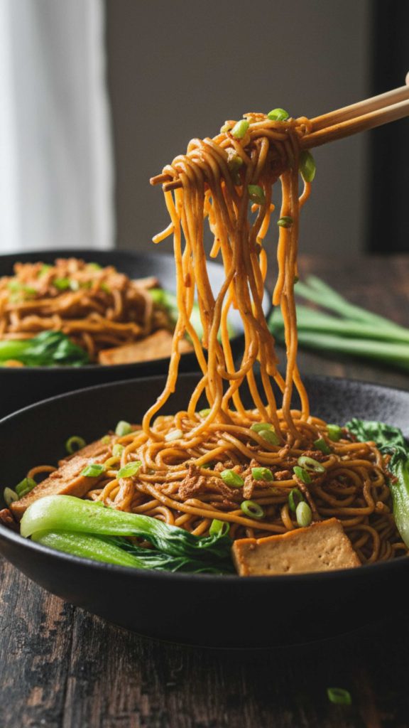 Taiwanese Scallion Oil Noodles Recipe