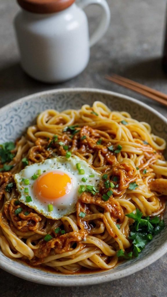 How to make Spicy Garlic Noodles