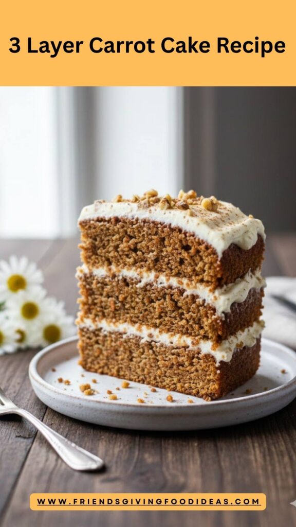 3 Layer Carrot Cake Recipe