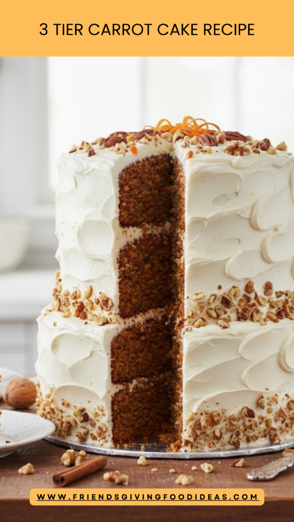 3 Tier Carrot Cake Recipe