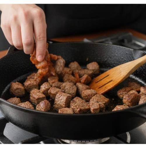 Step 3: Add the Steak