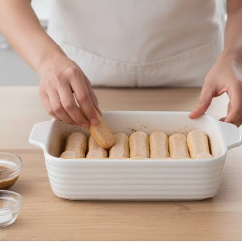 Step 5: Soak the Ladyfingers Step 5: Soak the Ladyfingers