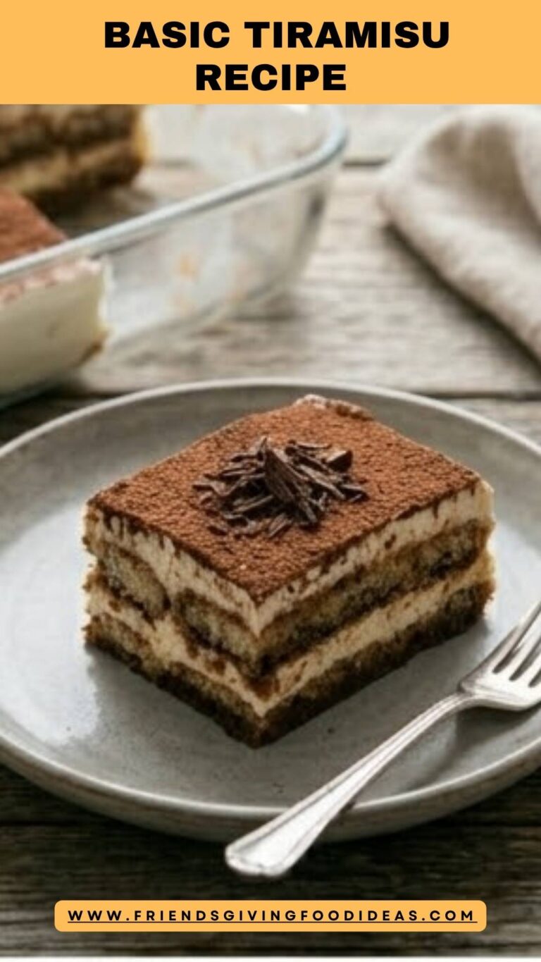 Basic Tiramisu Recipe