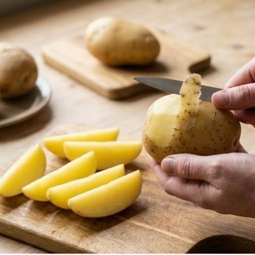 Step 1: Prepare the Potatoes Step 1: Prepare the Potatoes