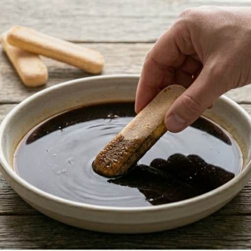 Step 3: Dip the Ladyfingers