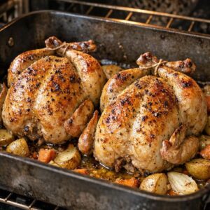 Baked Cornish Hen Recipe step 6