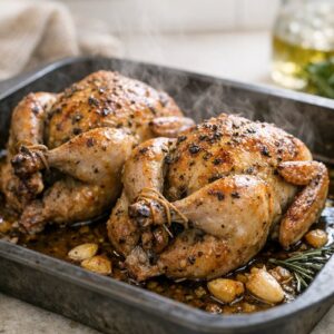 Baked Cornish Hen Recipe step 7