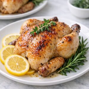 Baked Cornish Hen Recipe step 8