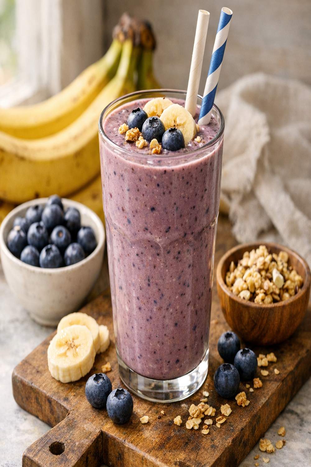 Banana Blueberry Smoothie Recipe