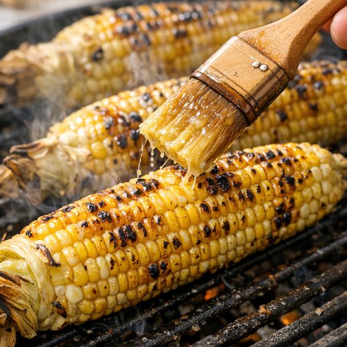 Step 4: Apply Butter and Final Charring