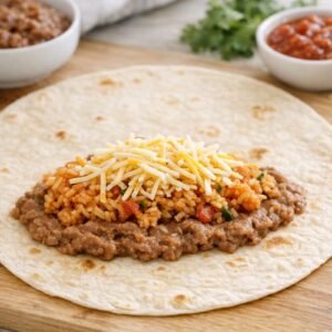 Bean And Cheese Burrito Recipe step 4