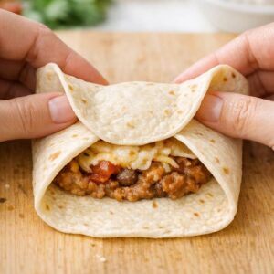 Bean And Cheese Burrito Recipe step 5