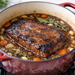 Beef Brisket Dutch Oven Recipe step 4