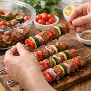 Beef Kebab Recipe step 4