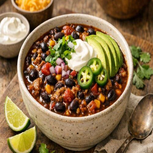 Black Bean Chili Recipe