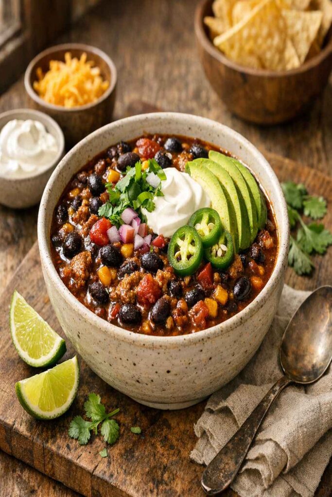 Black Bean Chili Recipe