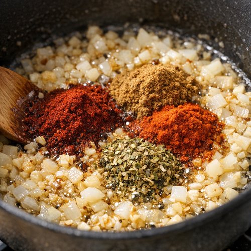 Step 2: Bloom the Spices