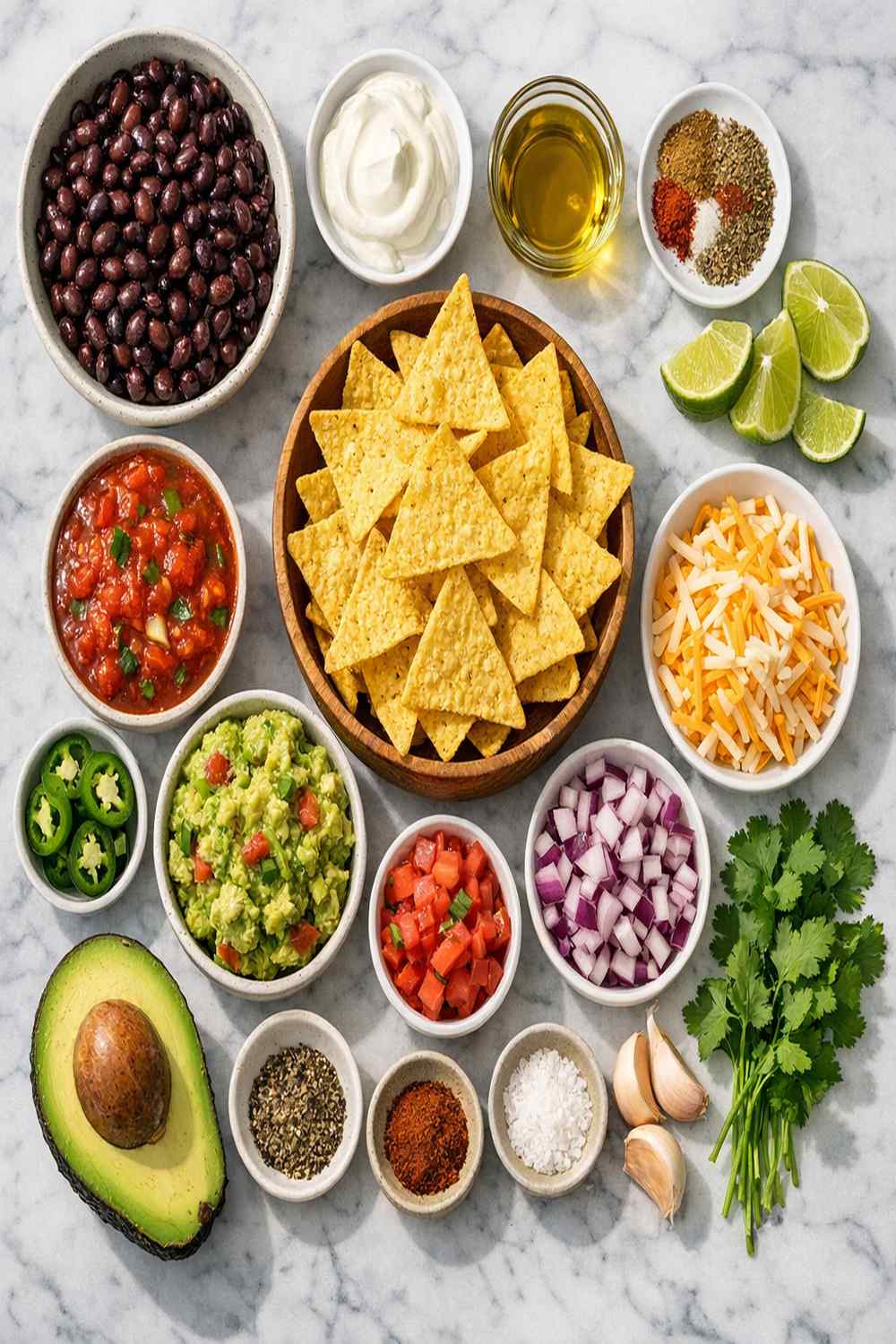 Black Bean Nacho Recipe ingredients