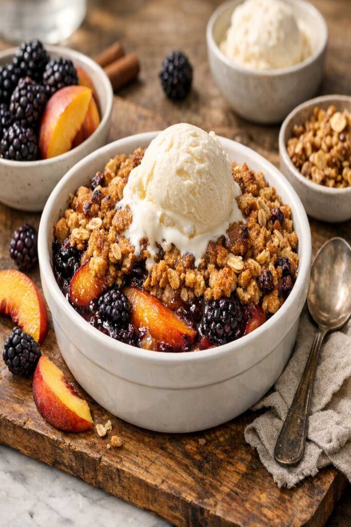 Blackberry Peach Crisp Recipe Master Technique