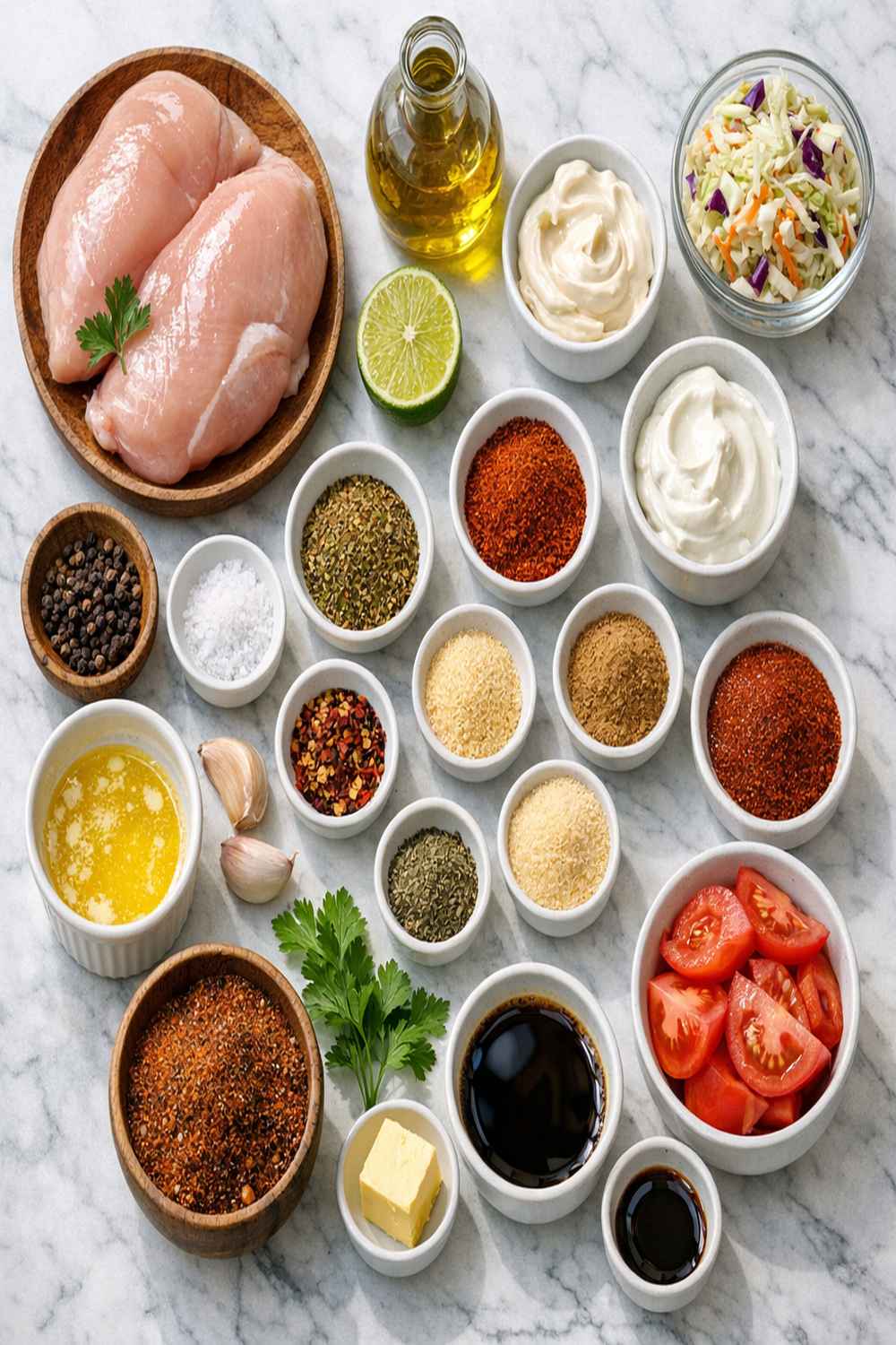 Blackened Grilled Chicken Recipe ingredients