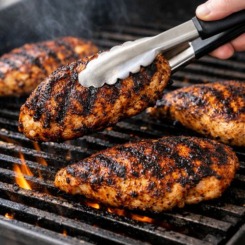 Step 6: Flip and Grill the Second Side