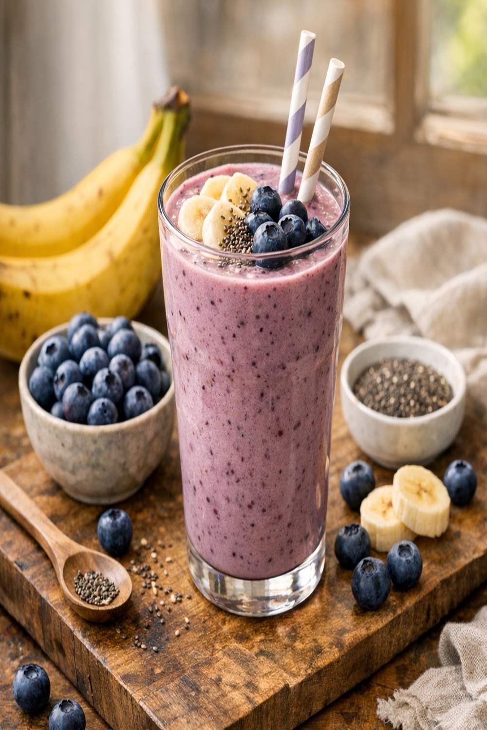 Blueberry Banana Smoothie Recipe