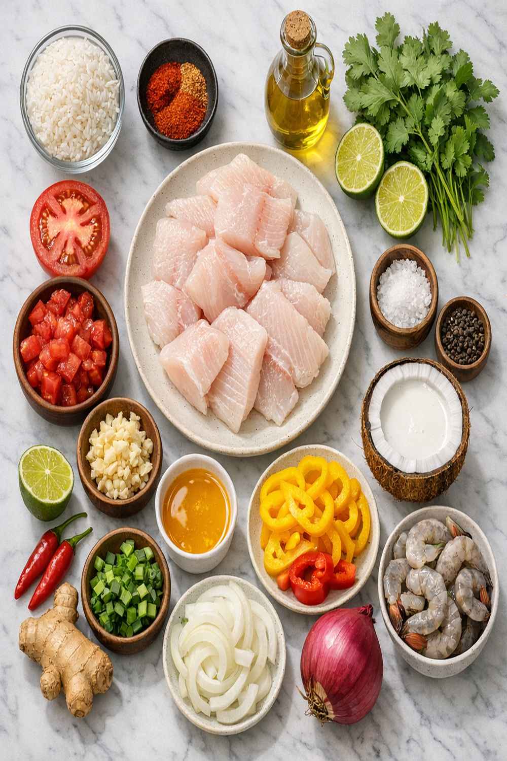 Brazilian Fish Recipe ingredients