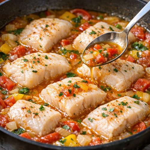 Step 7: Nestle the Fish into Its Bed of Flavor