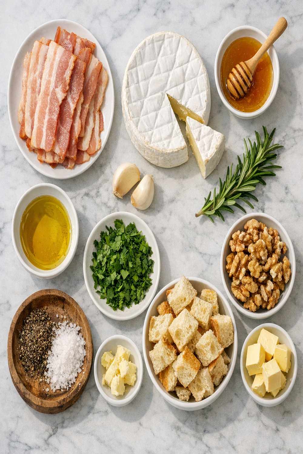 Brie And Bacon Recipe ingredients