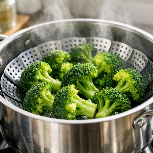 Step 2: Steam Your Broccoli to Exact Tenderness