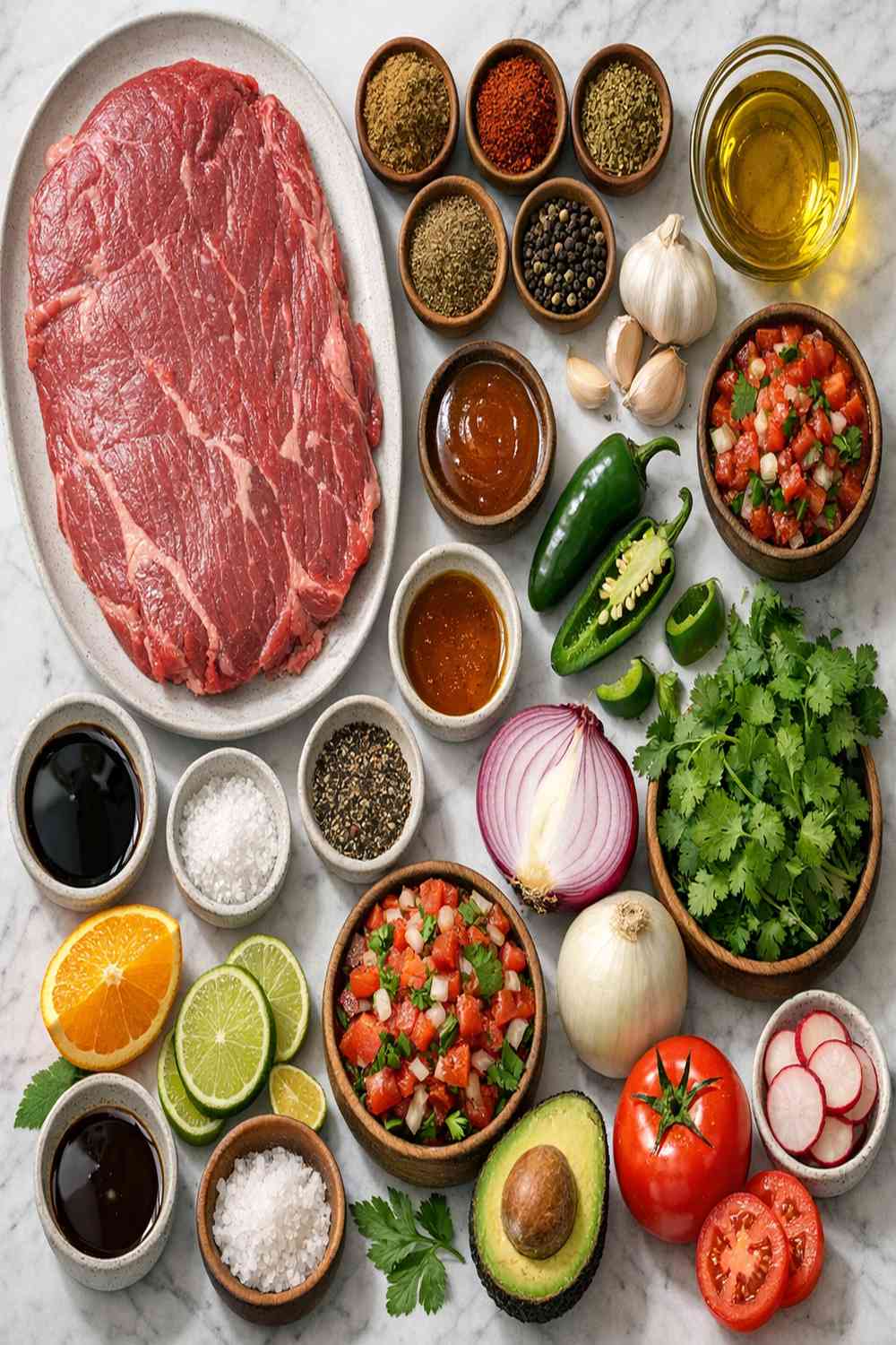 Carne Asada Recipe ingredients