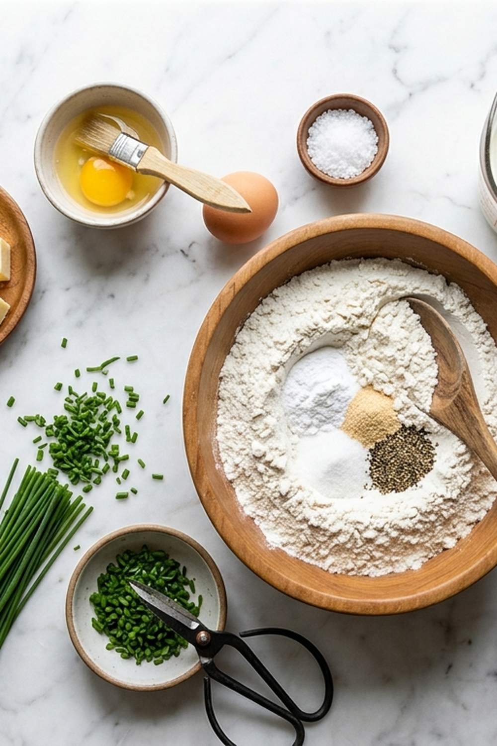 Cheddar Chive Biscuit Recipe ingredients