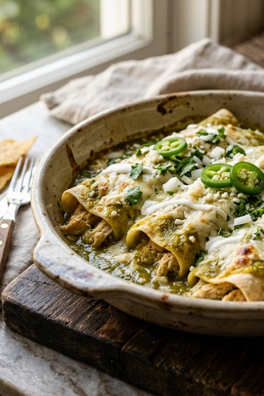 Chicken Enchilada Green Sauce Recipe