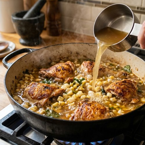 Step 3: Combine Everything and Begin the Long Simmer