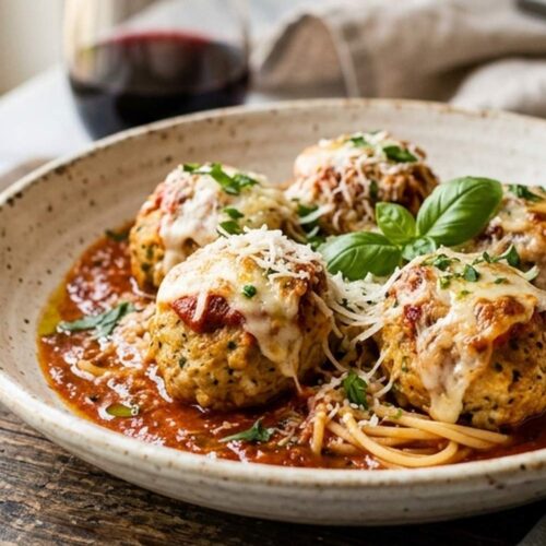 Chicken Parmesan Meatball Recipe