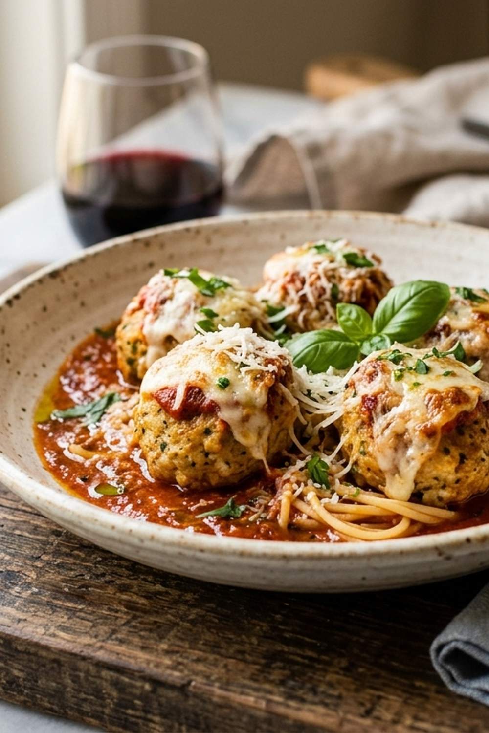 Chicken Parmesan Meatball Recipe