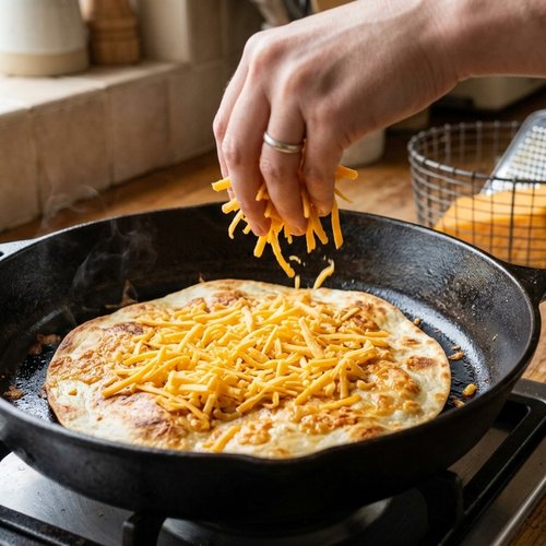 Step 4: Add Your Cheddar and Return to Heat